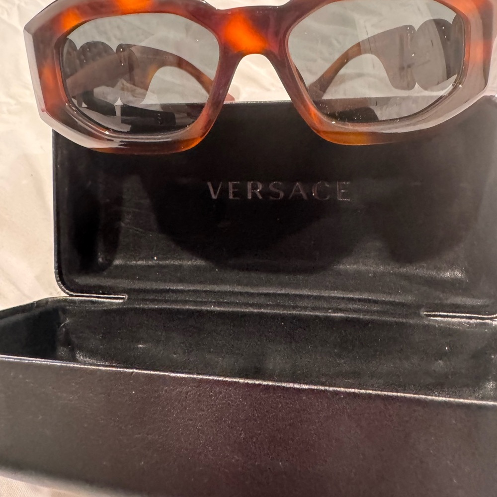 Versace Tortoise Shell Sunglasses - image 4